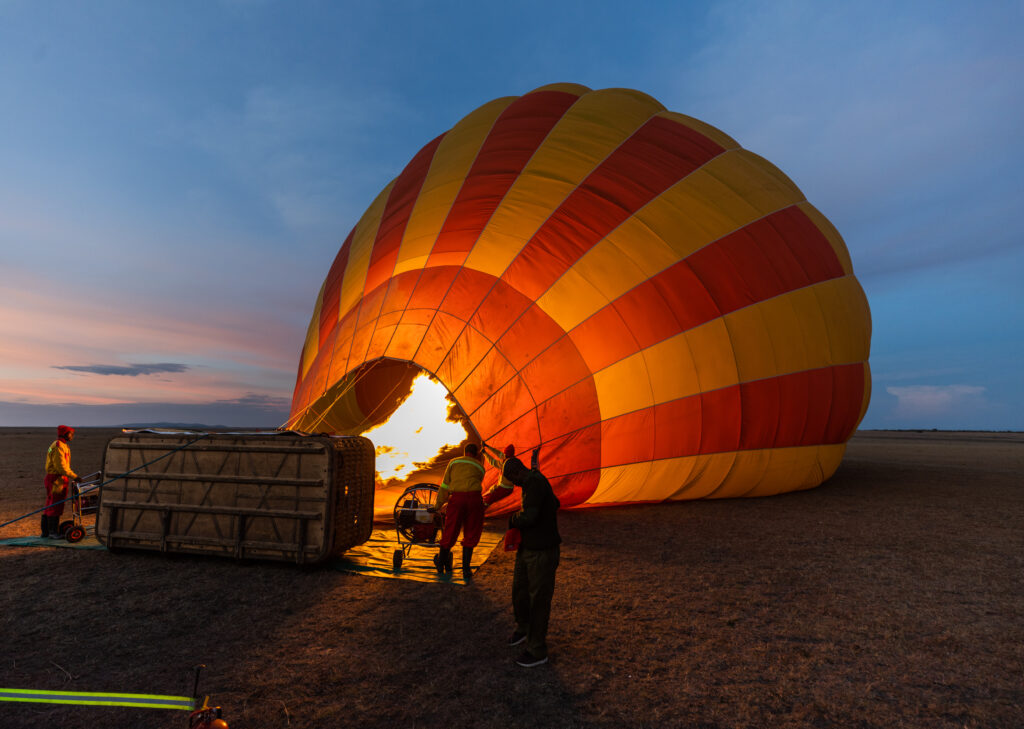 Balloon before sfari