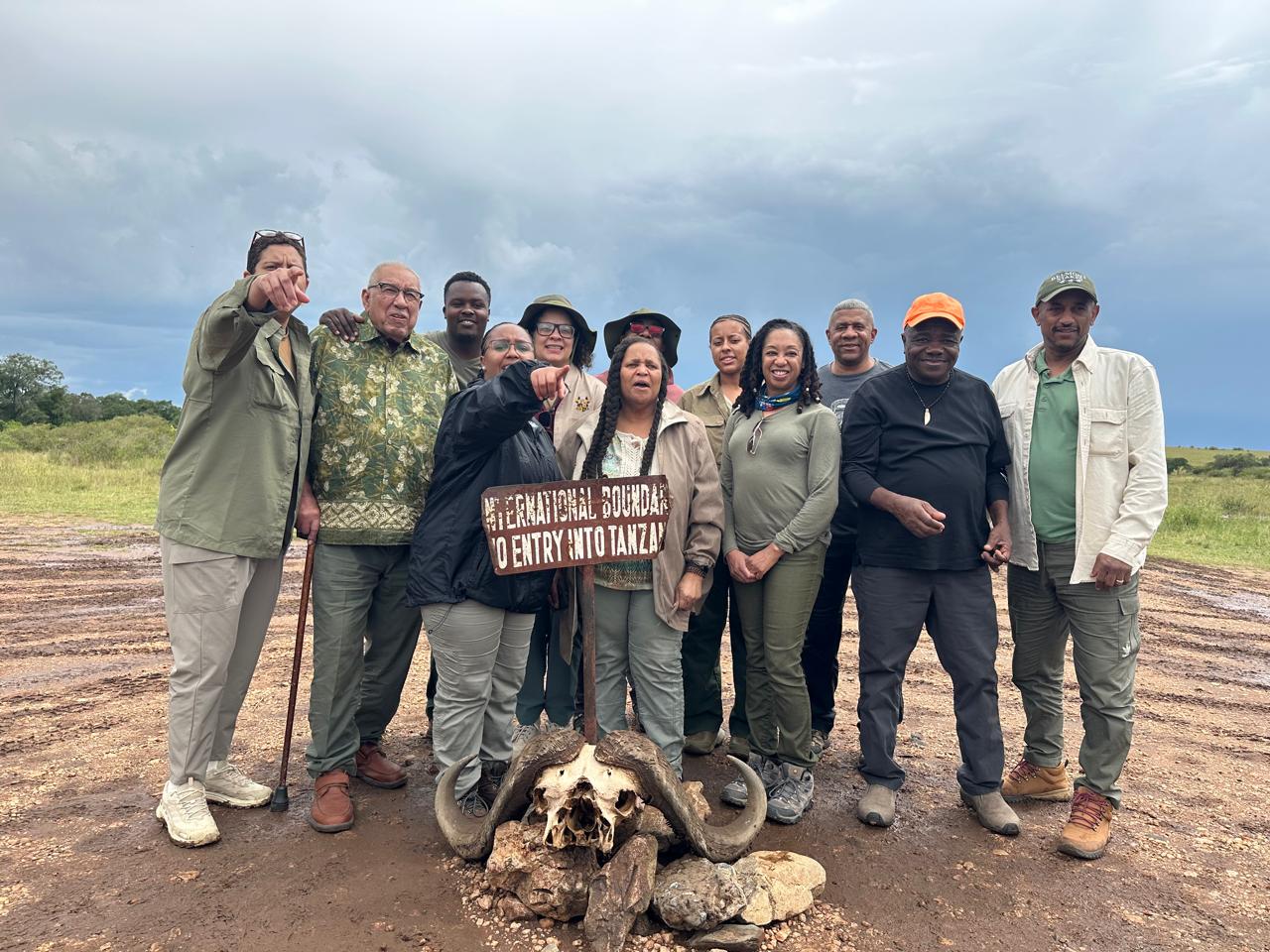 Camptrek Safaris team on location in Kenya