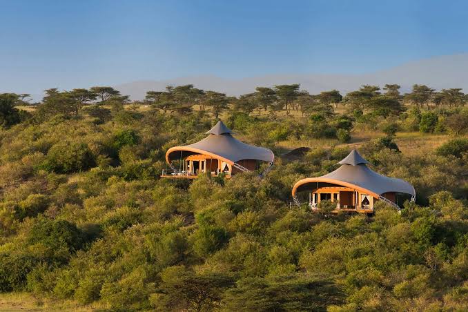 Eco-friendly safari lodge in Kenya