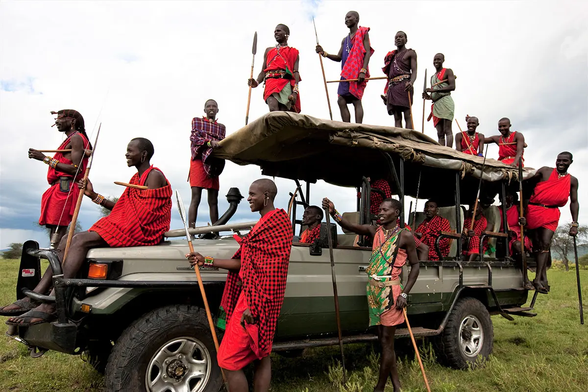 Maasai cultural tourism experience near the Mara
