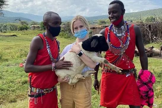 Maasai community cultural visit during an East African safari